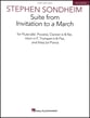 Suite from Invitation to a March Flute/Piccolo, Clarinet, Horn, Trumpet, Harp or Piano cover